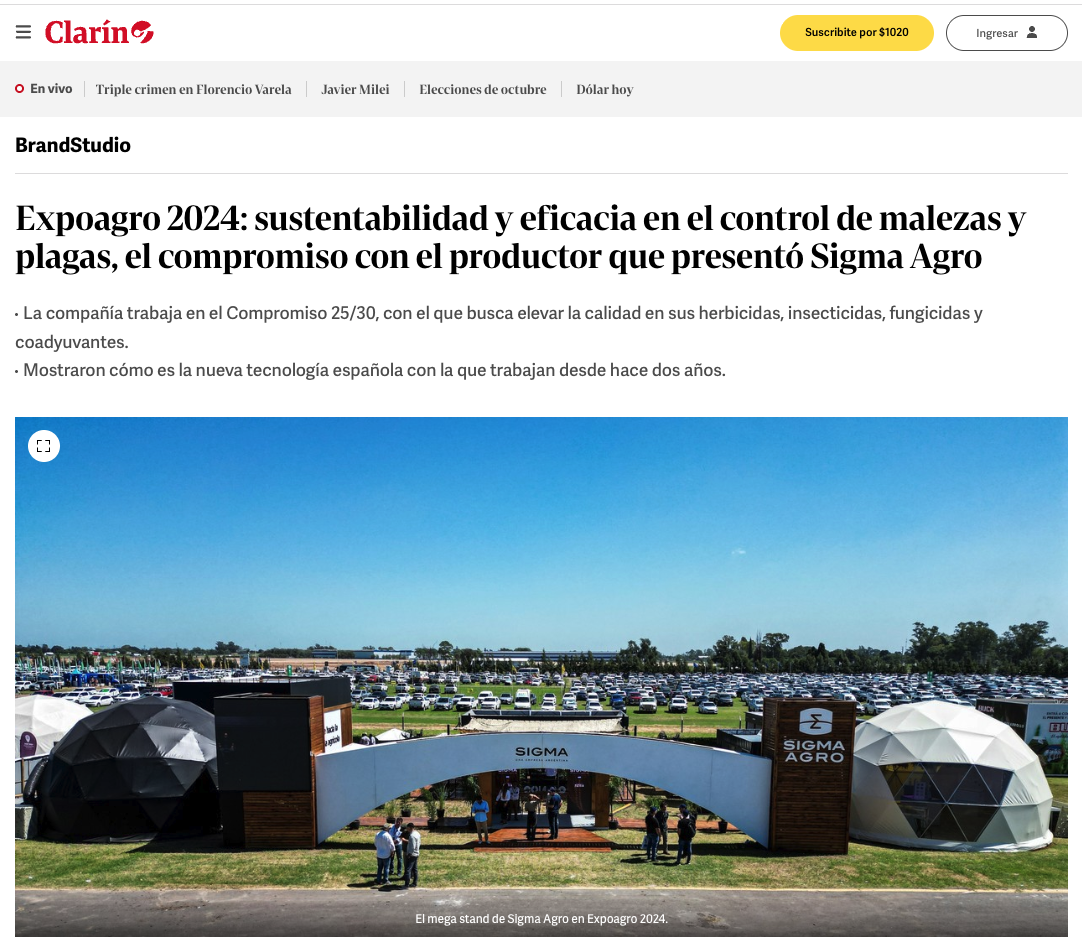 Stand Sigma Agro